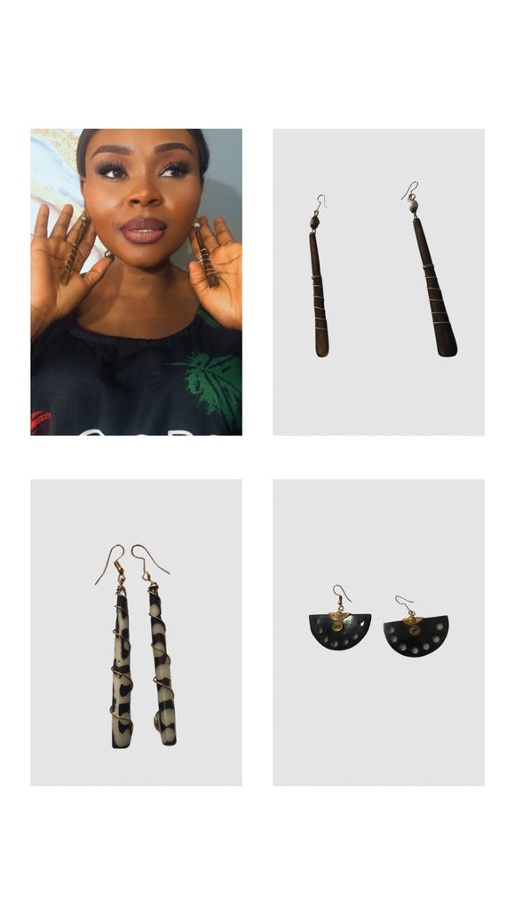 Afro- Earrings (: Boho & hippie Style)