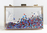 transparent acrylic purse